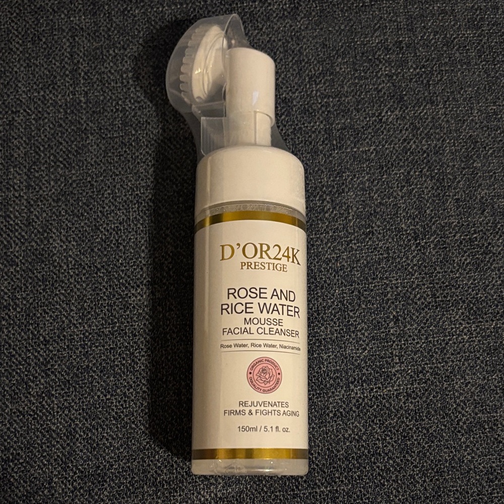 BRAND NEW/SEALED DOR Rose and Rice Water Foaming Mousse Facial Cleanser